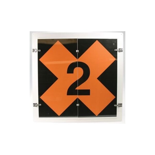 Accuform MILITARY FIRE DIVISION FLIP PLACARD MPG204 MPG204 - main